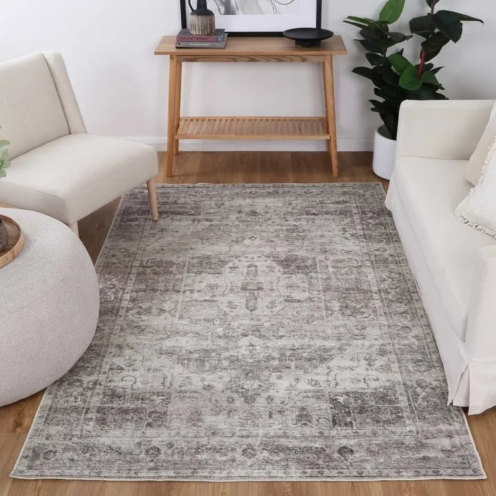 The Rug Collective Chateau Beige - Machine Washable Area Rug