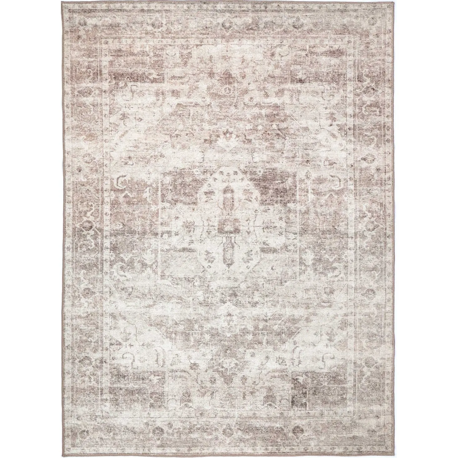 The Rug Collective Chateau Beige - Machine Washable Area Rug
