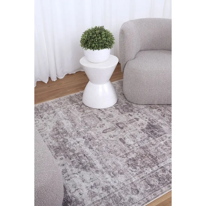 The Rug Collective Chateau Beige - Machine Washable Area Rug