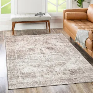 The Rug Collective Chateau Beige - Machine Washable Area Rug