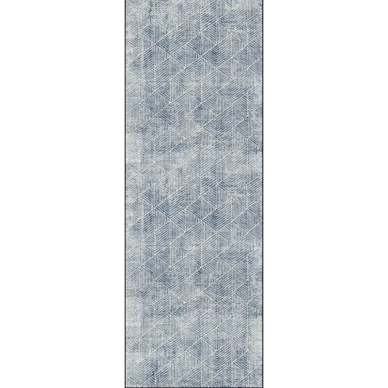 The Rug Collective Greenport Denim - Machine Washable Area Rug