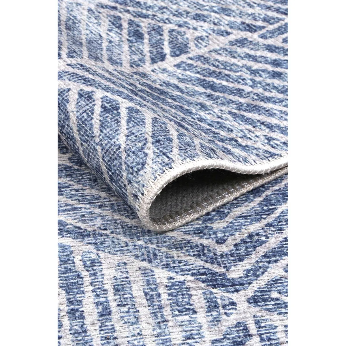 The Rug Collective Greenport Denim - Machine Washable Area Rug