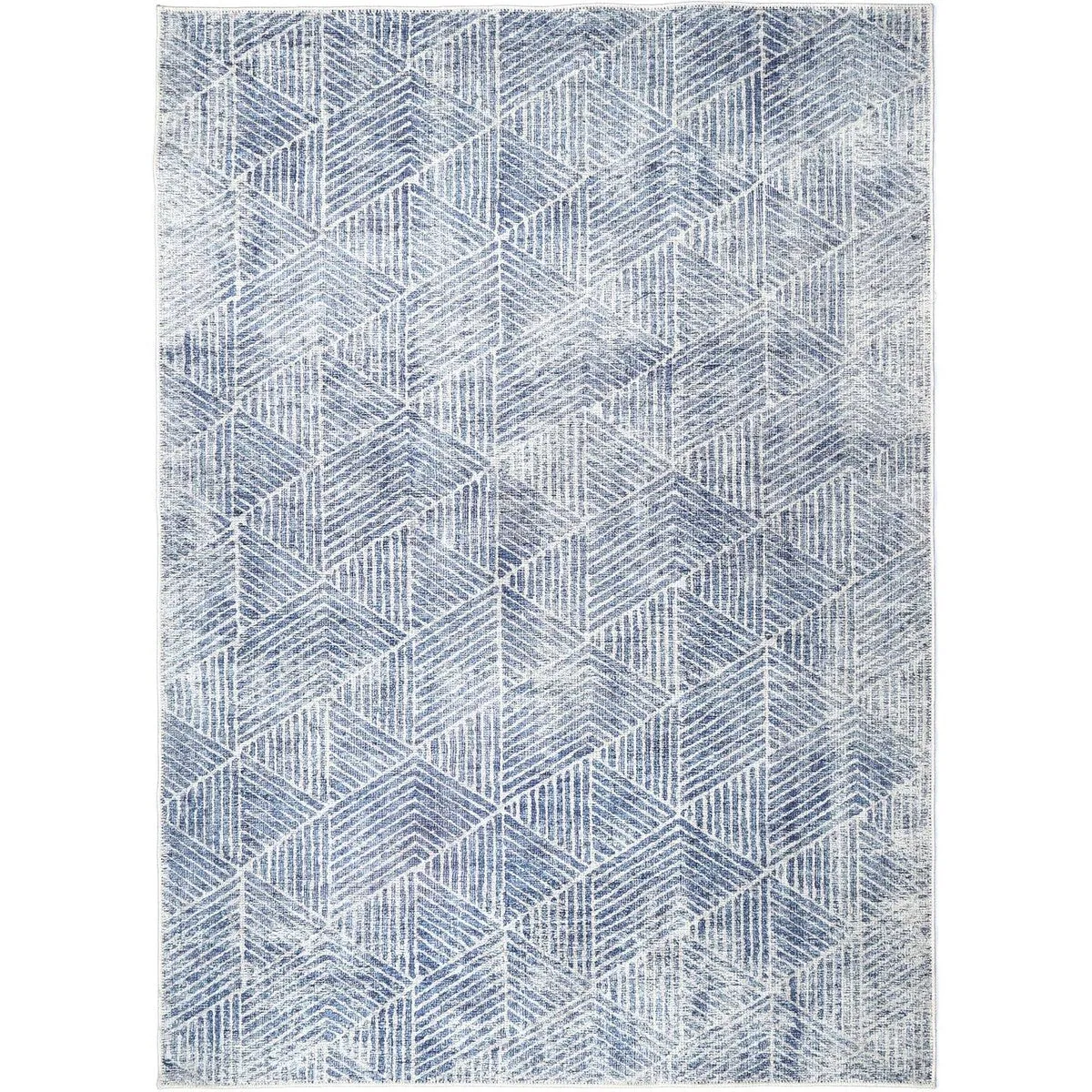 The Rug Collective Greenport Denim - Machine Washable Area Rug