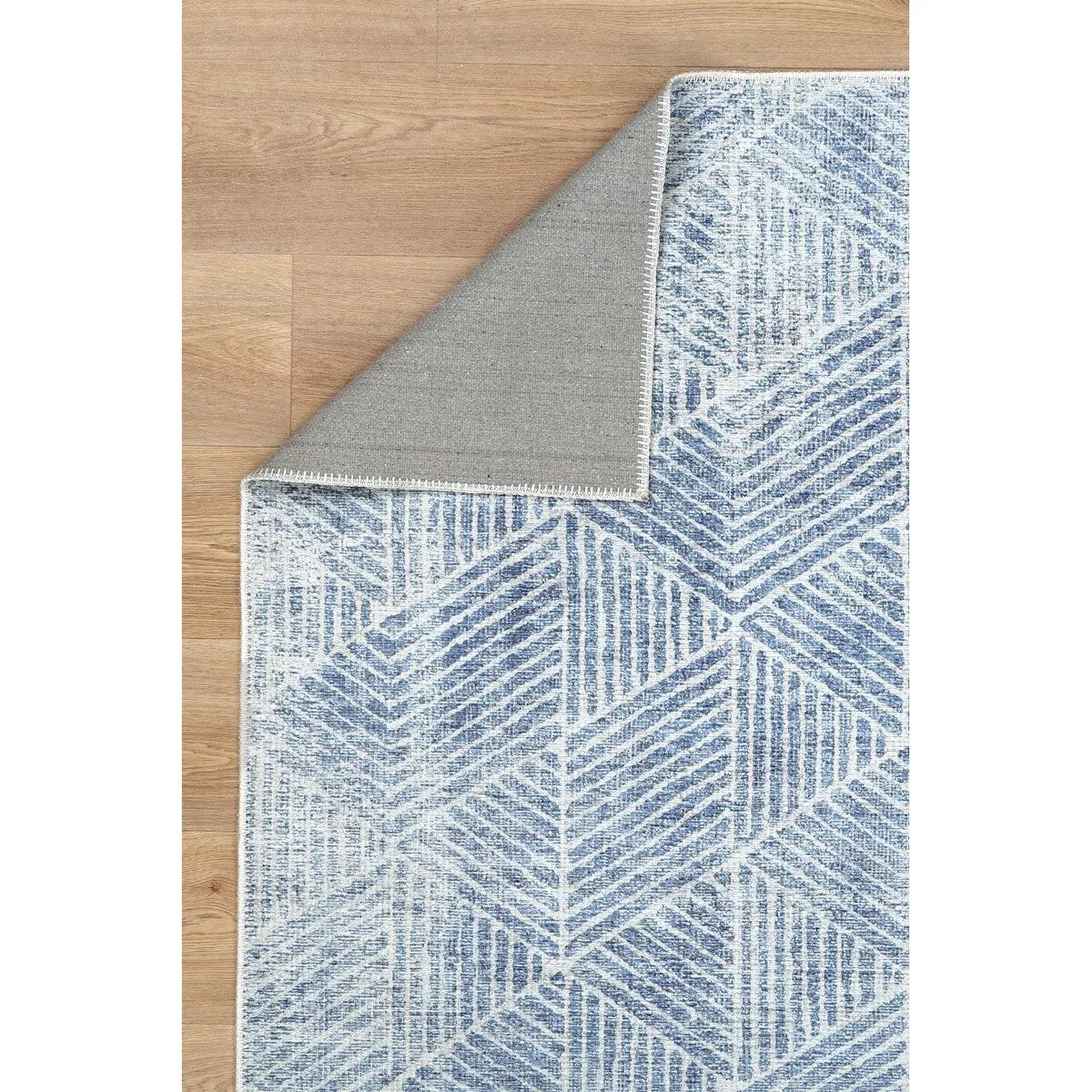 The Rug Collective Greenport Denim - Machine Washable Area Rug