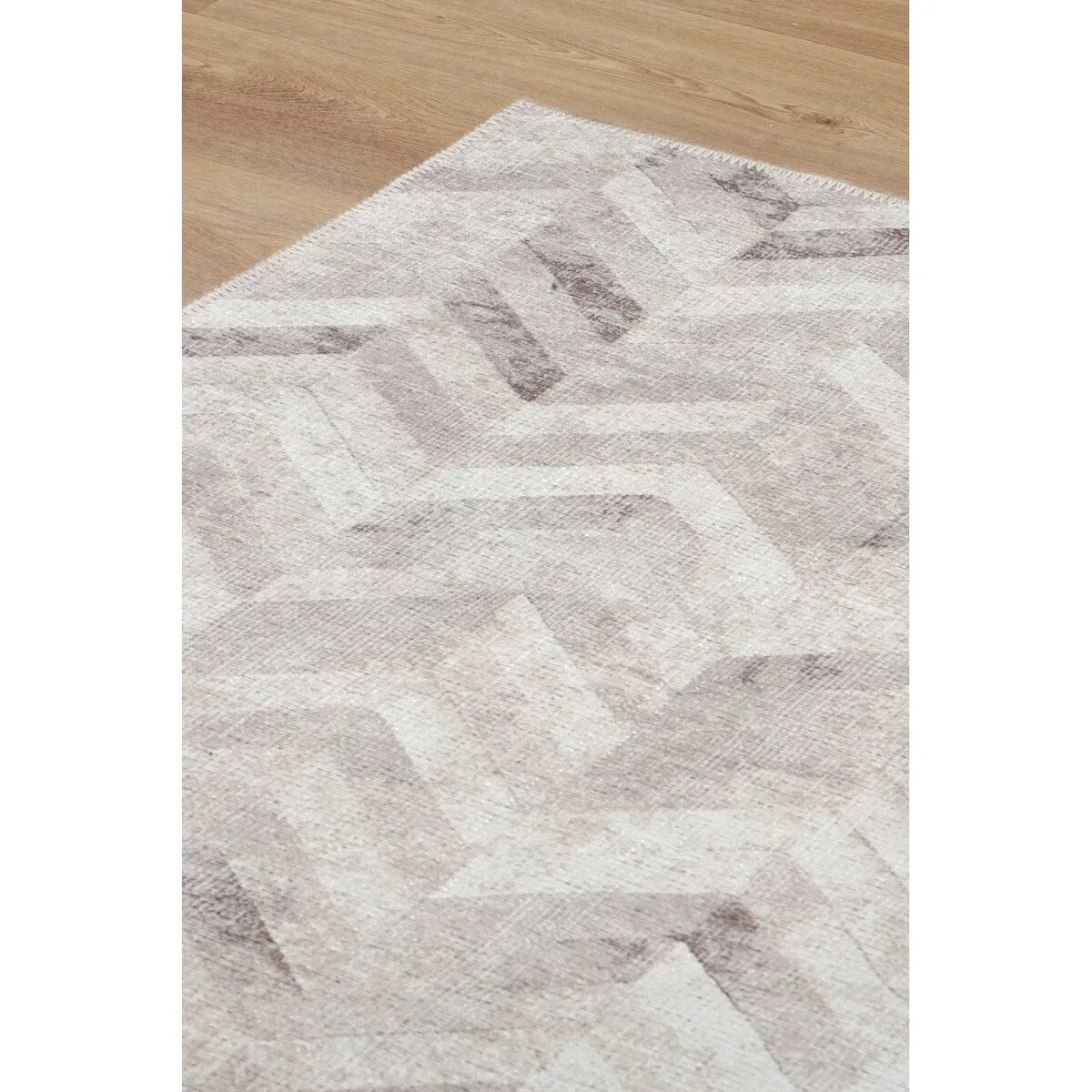 The Rug Collective Herring Beige - Machine Washable Area Rug