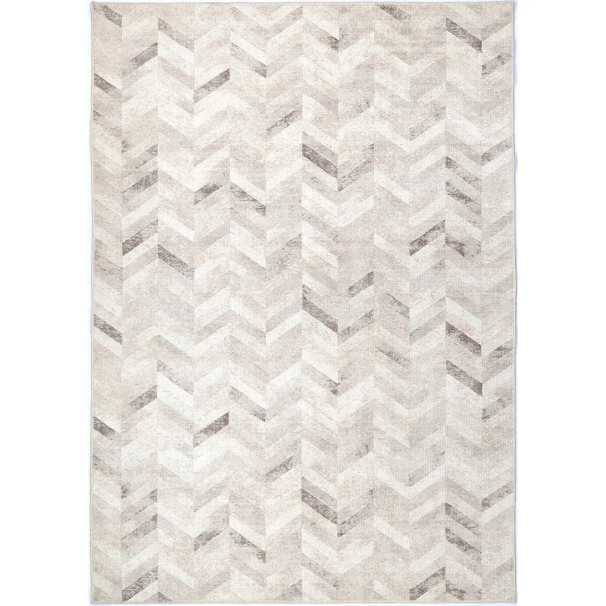 The Rug Collective Herring Beige - Machine Washable Area Rug