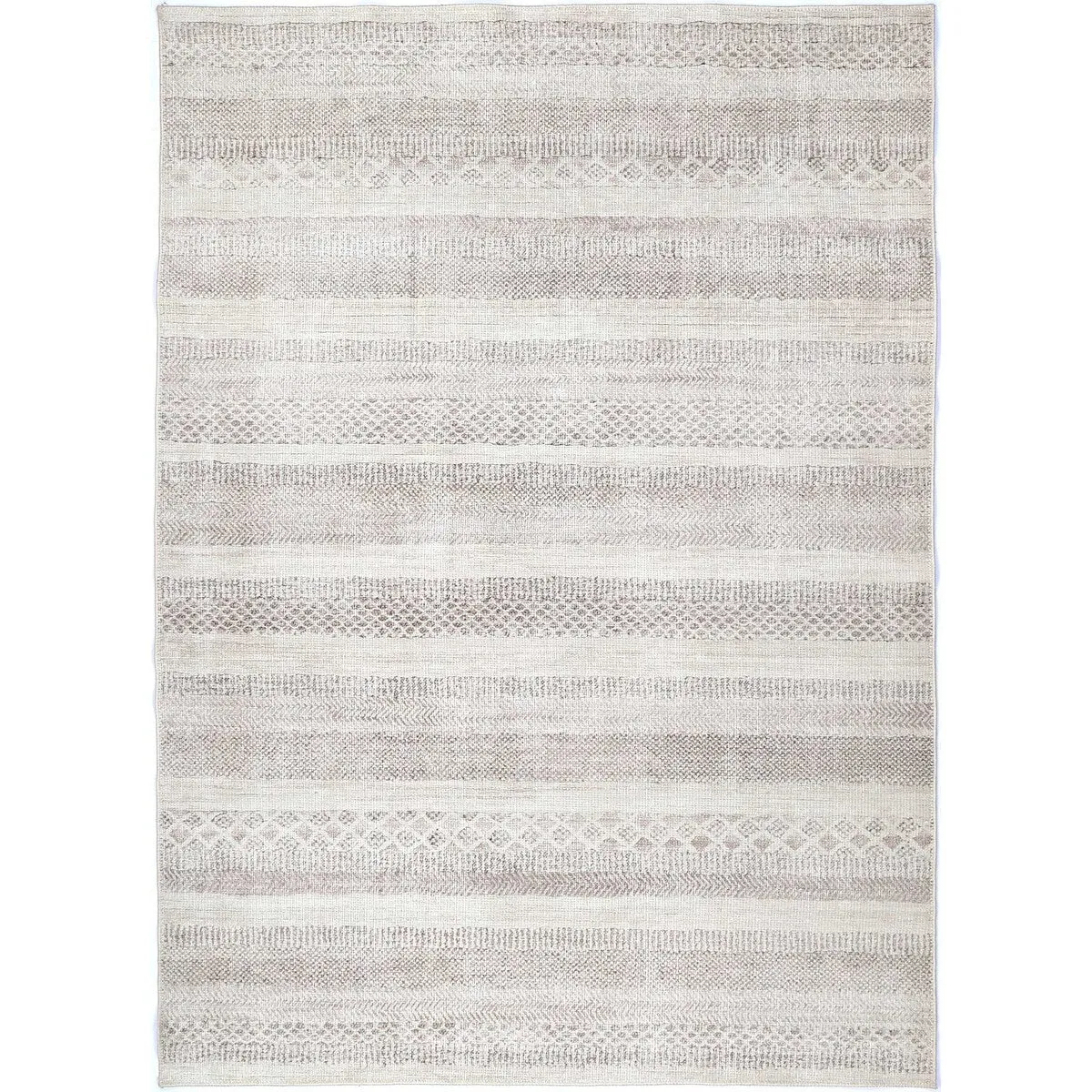 The Rug Collective Mojave Lines Desert Beige - Machine Washable Area Rug