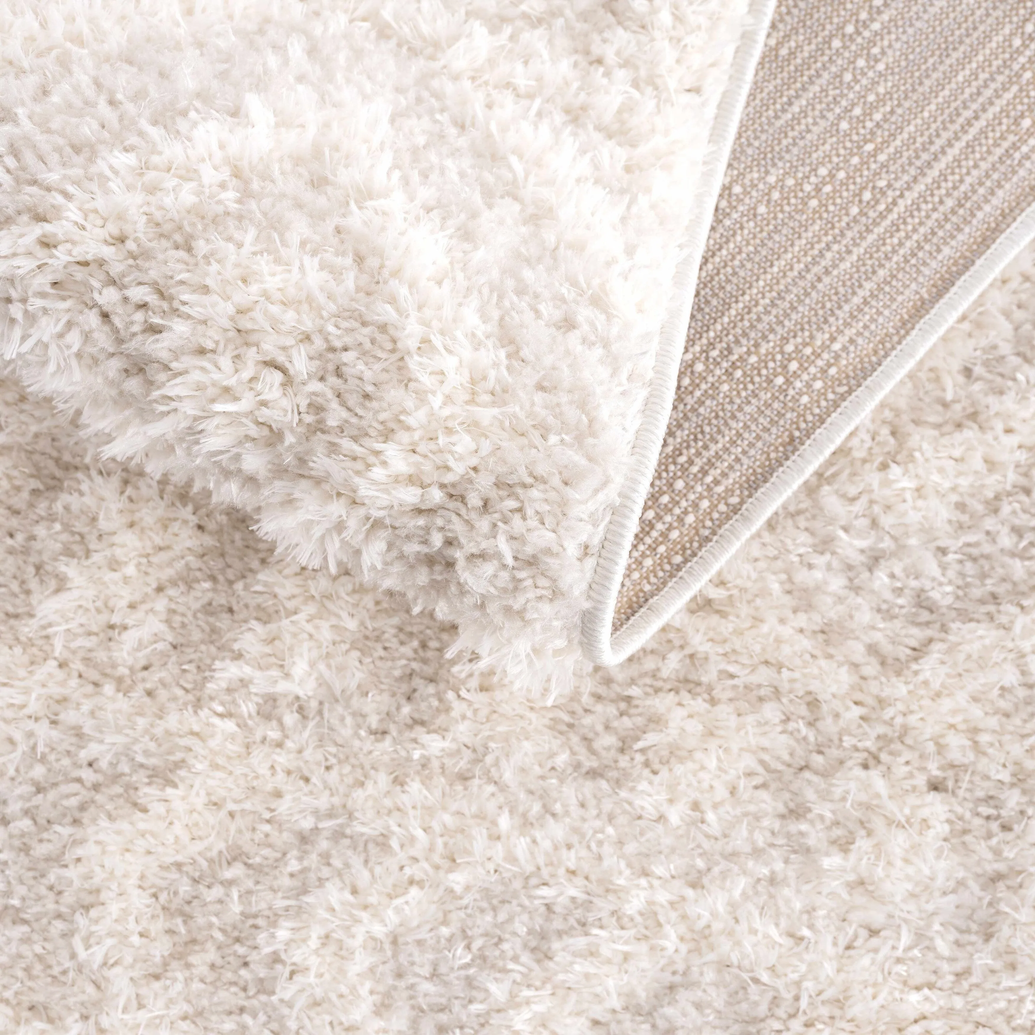 Tilos Moroccan Trellis Farmhouse Shag Area Rug