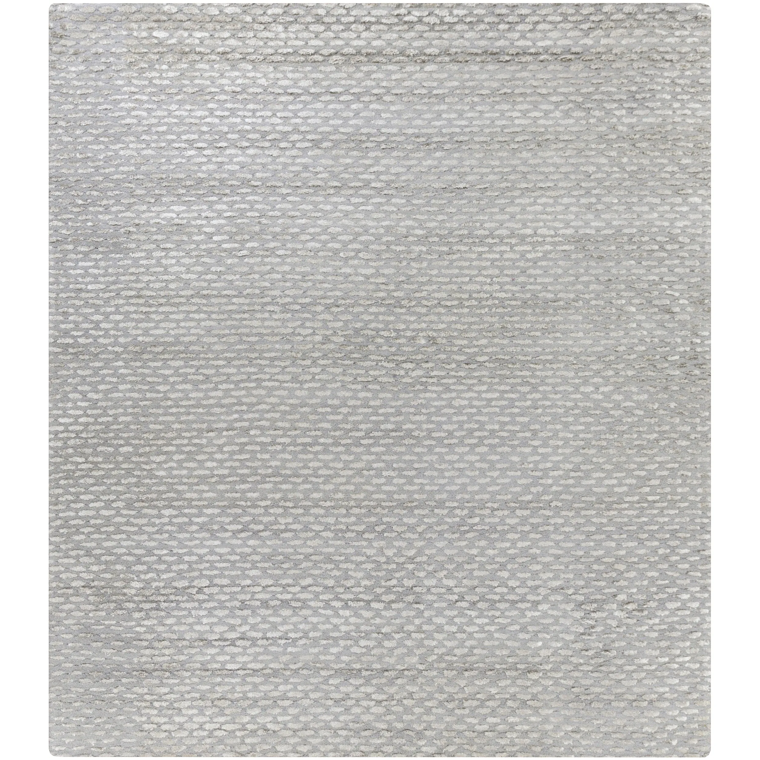 Towallum Handmade Wool & Viscose Area Rug