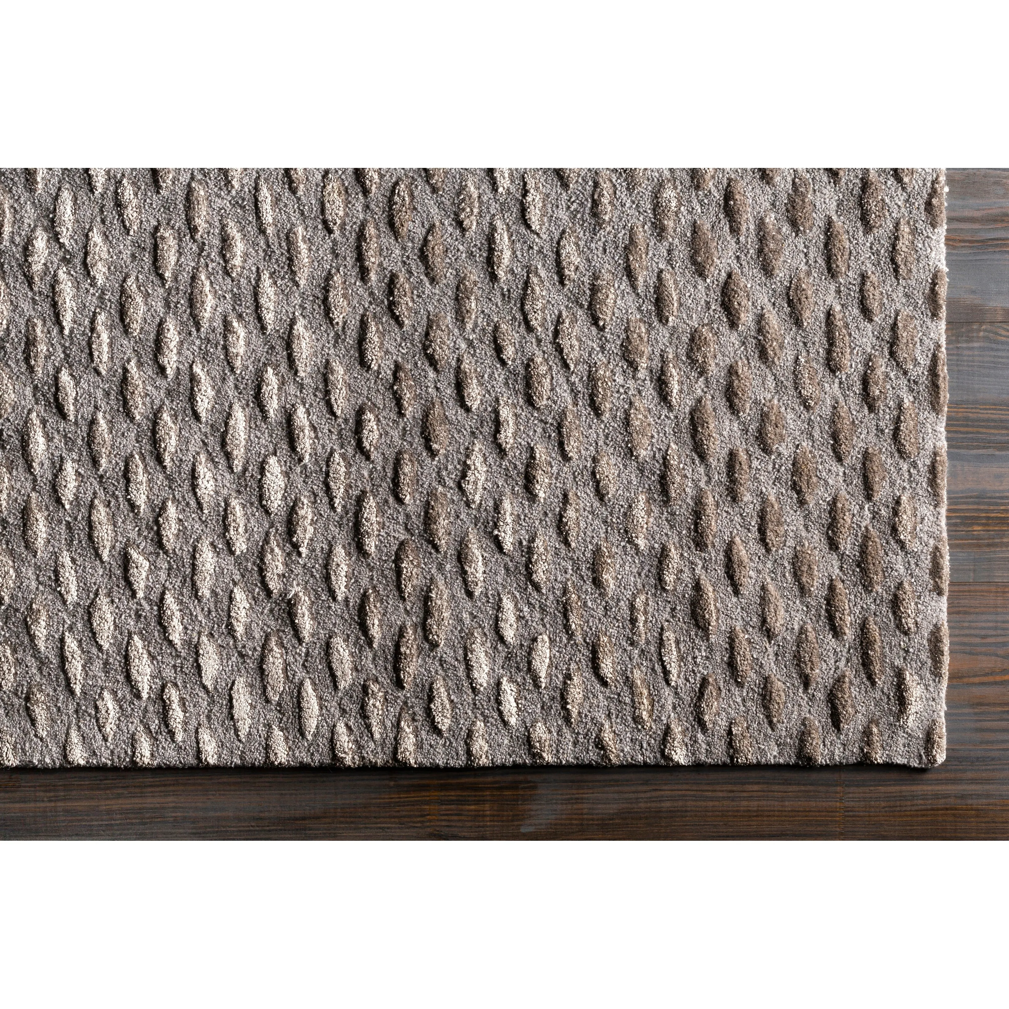 Towallum Handmade Wool & Viscose Area Rug