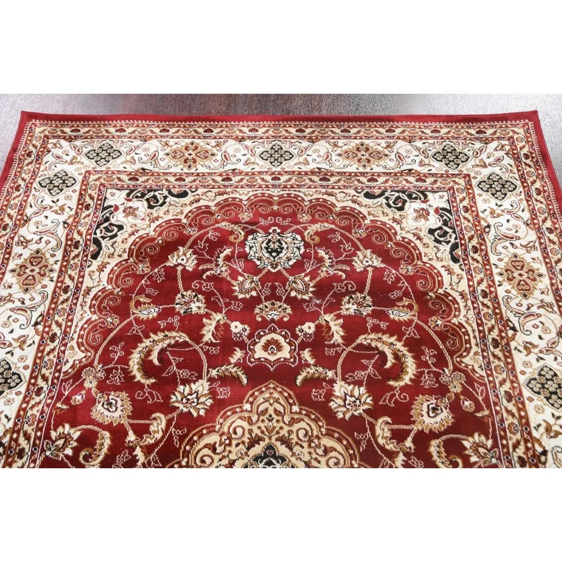 Traditional Floral Medallion Tabriz Turkish Area Rug Oriental Carpet