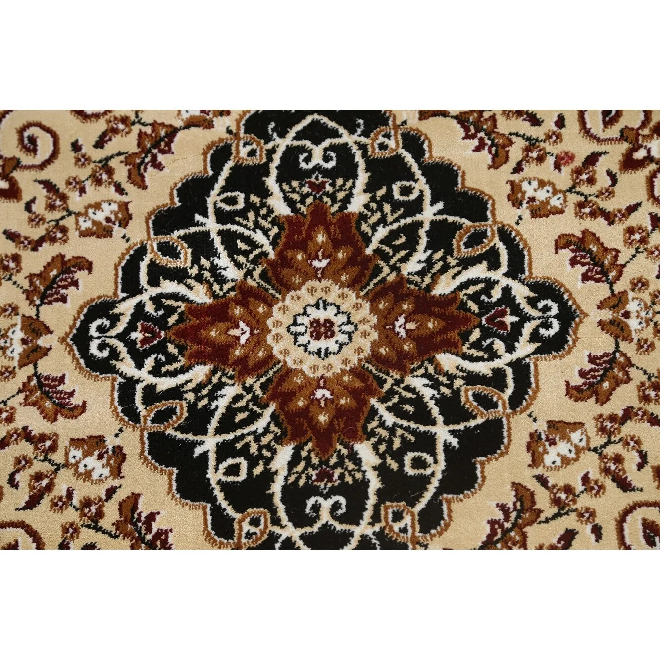 Traditional Floral Medallion Tabriz Turkish Area Rug Oriental Carpet