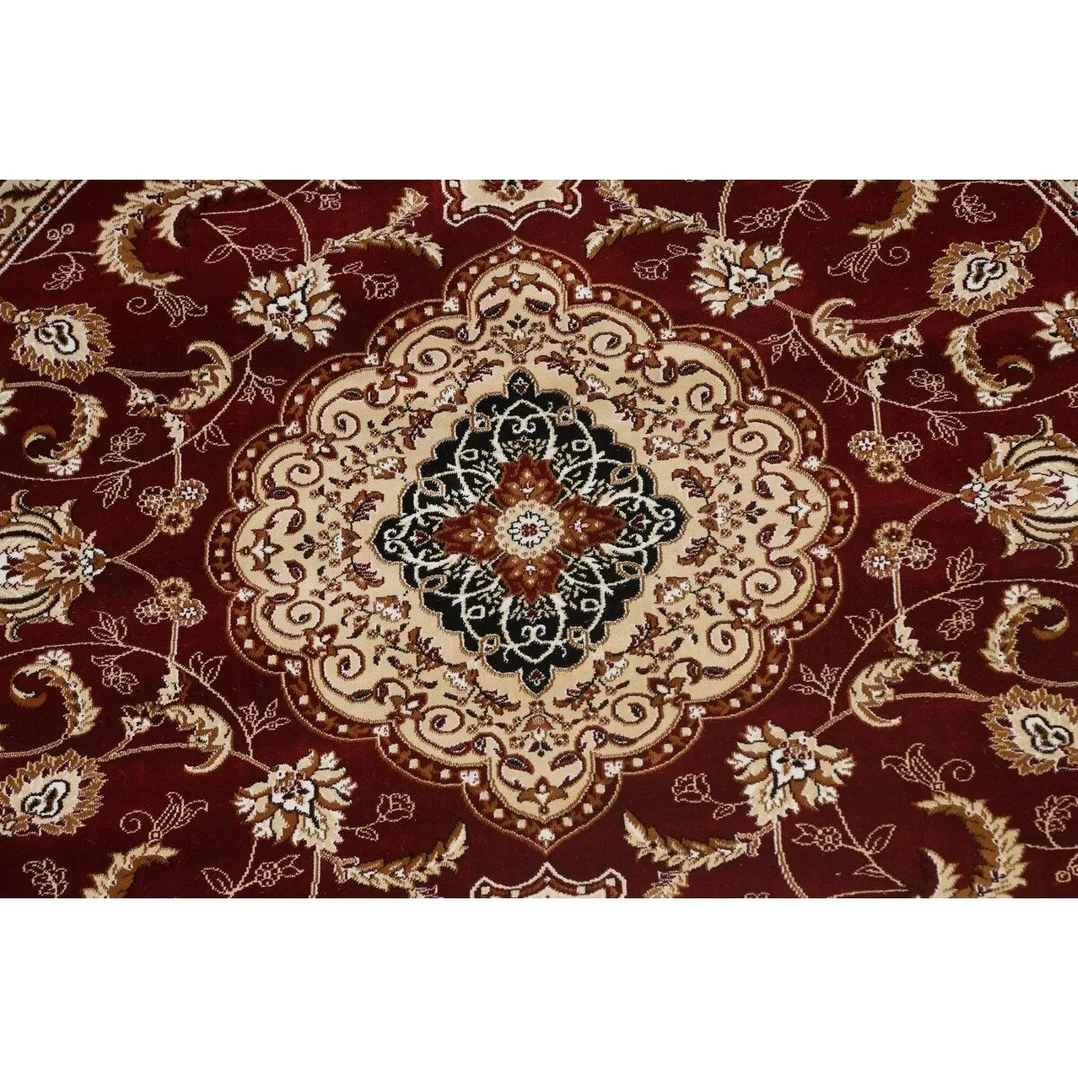 Traditional Floral Medallion Tabriz Turkish Area Rug Oriental Carpet