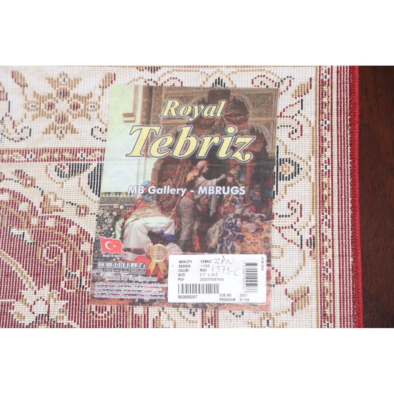 Traditional Floral Medallion Tabriz Turkish Area Rug Oriental Carpet