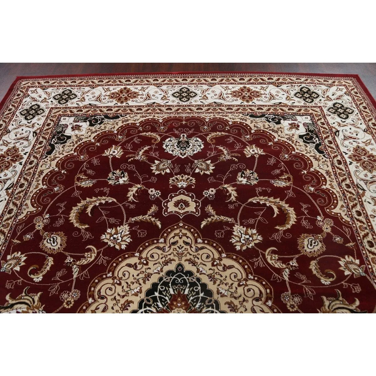 Traditional Floral Medallion Tabriz Turkish Area Rug Oriental Carpet