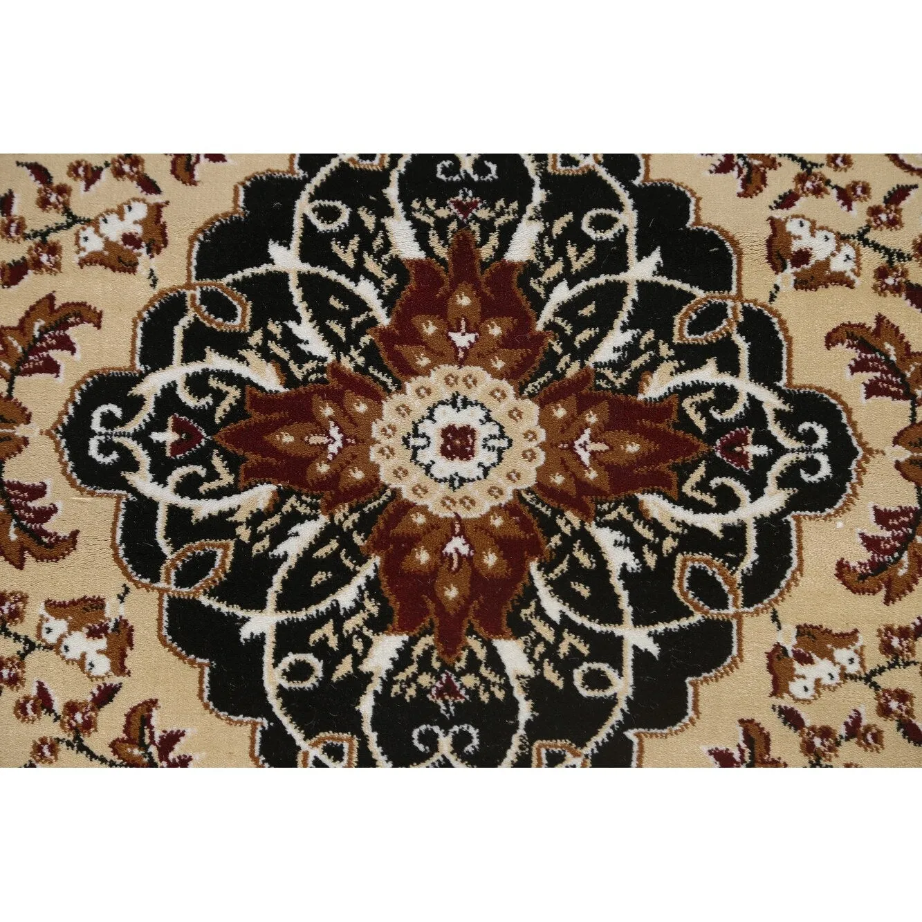 Traditional Floral Medallion Tabriz Turkish Area Rug Oriental Carpet