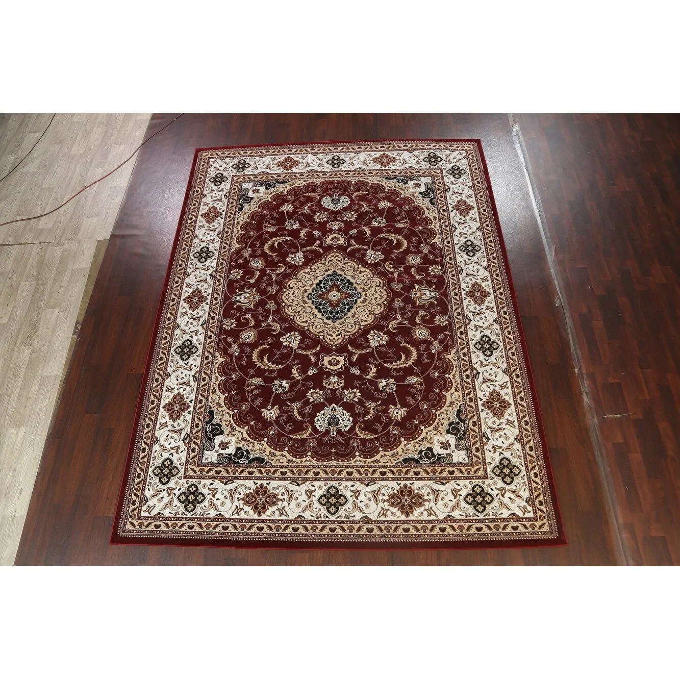 Traditional Floral Medallion Tabriz Turkish Area Rug Oriental Carpet
