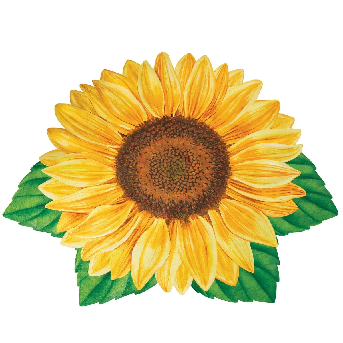 Unique Sunflower-Shaped Skid-Resistant Accent Rug - 2X3 FT