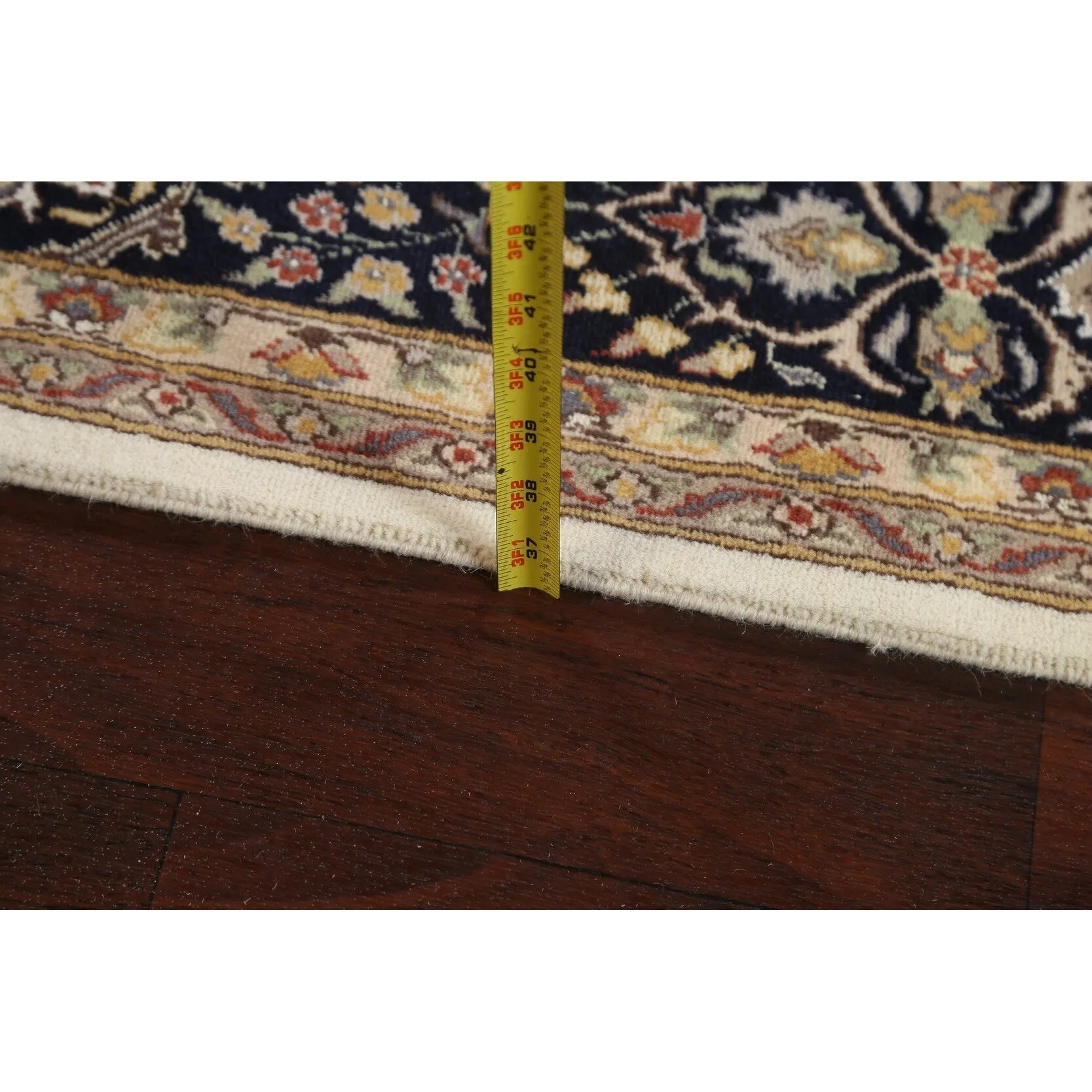 Vegetable Dye Wool/ Silk Tabriz Oriental Area Rug Hand-knotted Carpet - 6'2 x 9'1