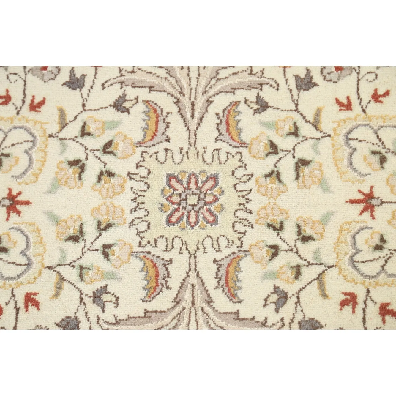 Vegetable Dye Wool/ Silk Tabriz Oriental Area Rug Hand-knotted Carpet - 6'2 x 9'1