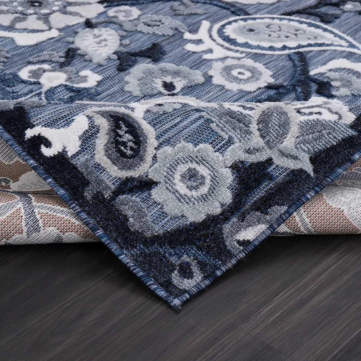 VILLADECOR Spread Indoor Outdoor Area Rug Low High Pile Rugs For Patio