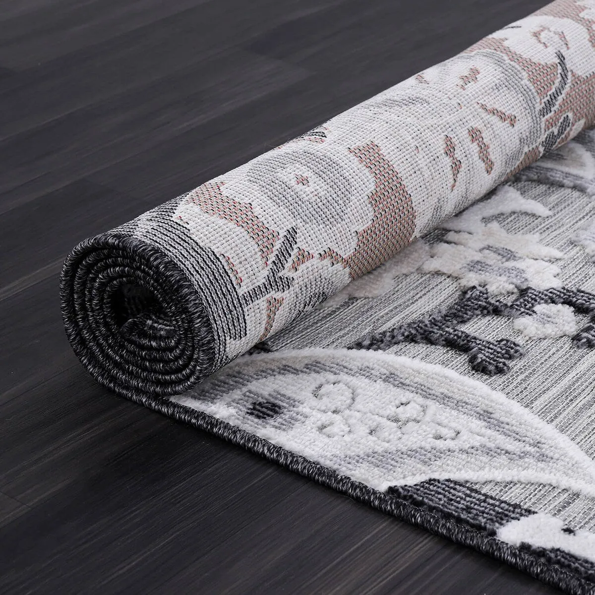 VILLADECOR Spread Indoor Outdoor Area Rug Low High Pile Rugs For Patio