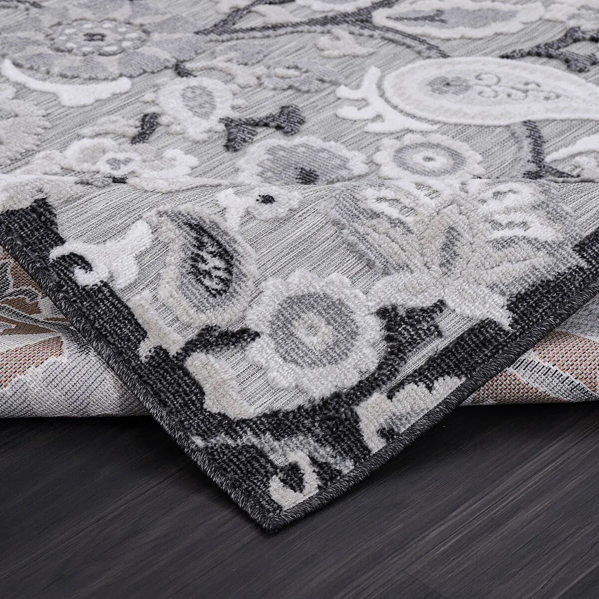 VILLADECOR Spread Indoor Outdoor Area Rug Low High Pile Rugs For Patio