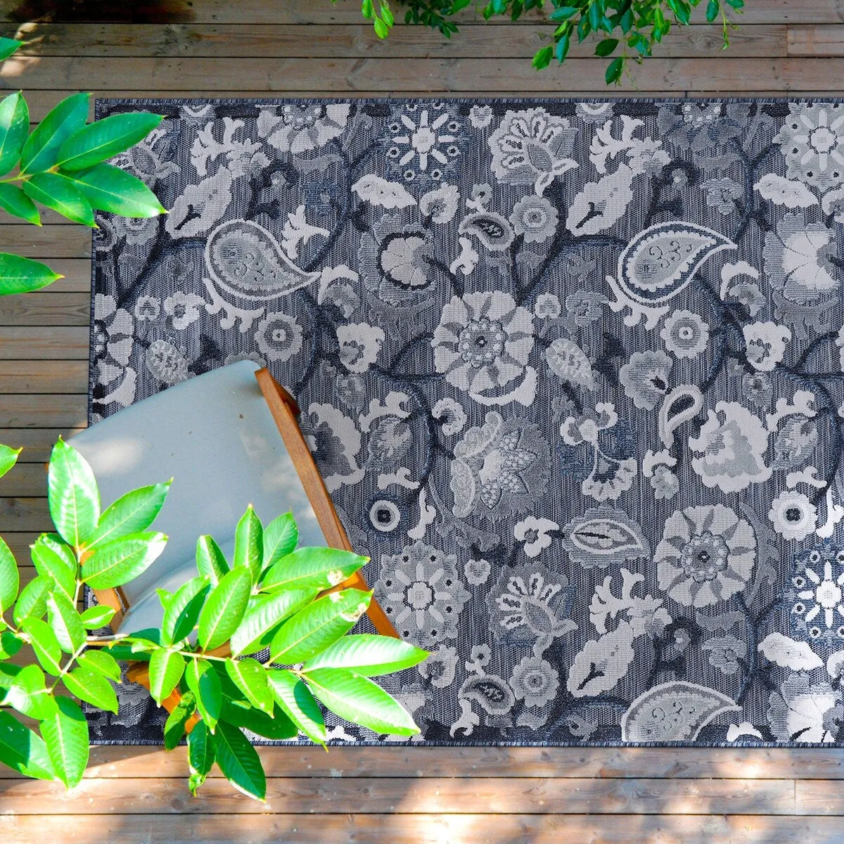VILLADECOR Spread Indoor Outdoor Area Rug Low High Pile Rugs For Patio