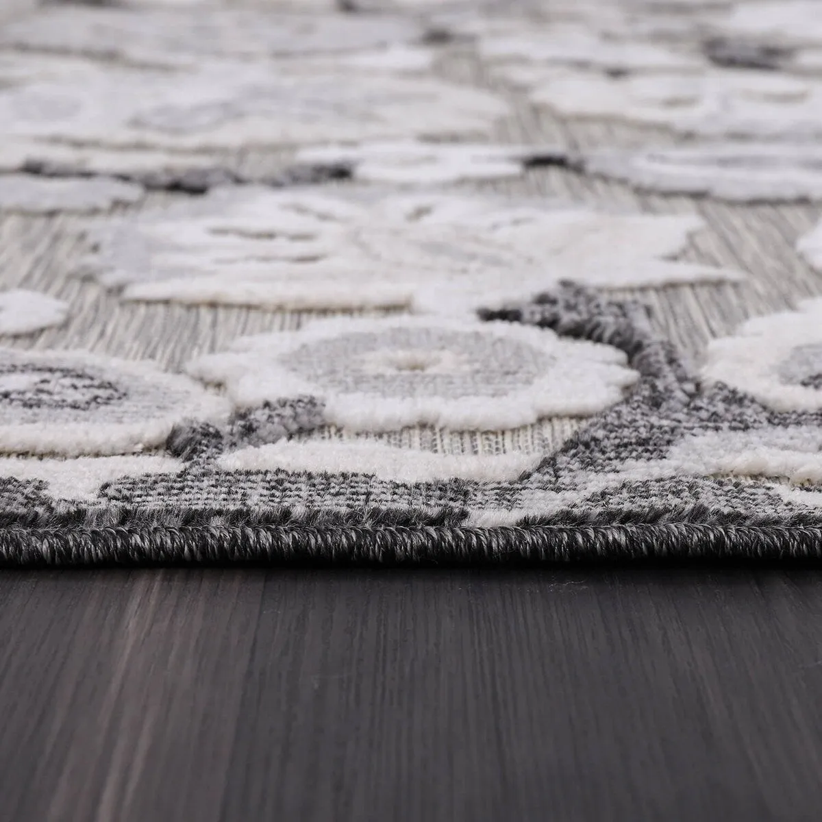 VILLADECOR Spread Indoor Outdoor Area Rug Low High Pile Rugs For Patio