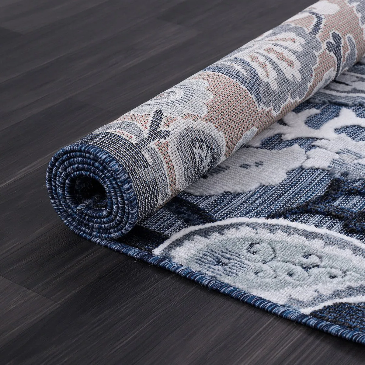 VILLADECOR Spread Indoor Outdoor Area Rug Low High Pile Rugs For Patio
