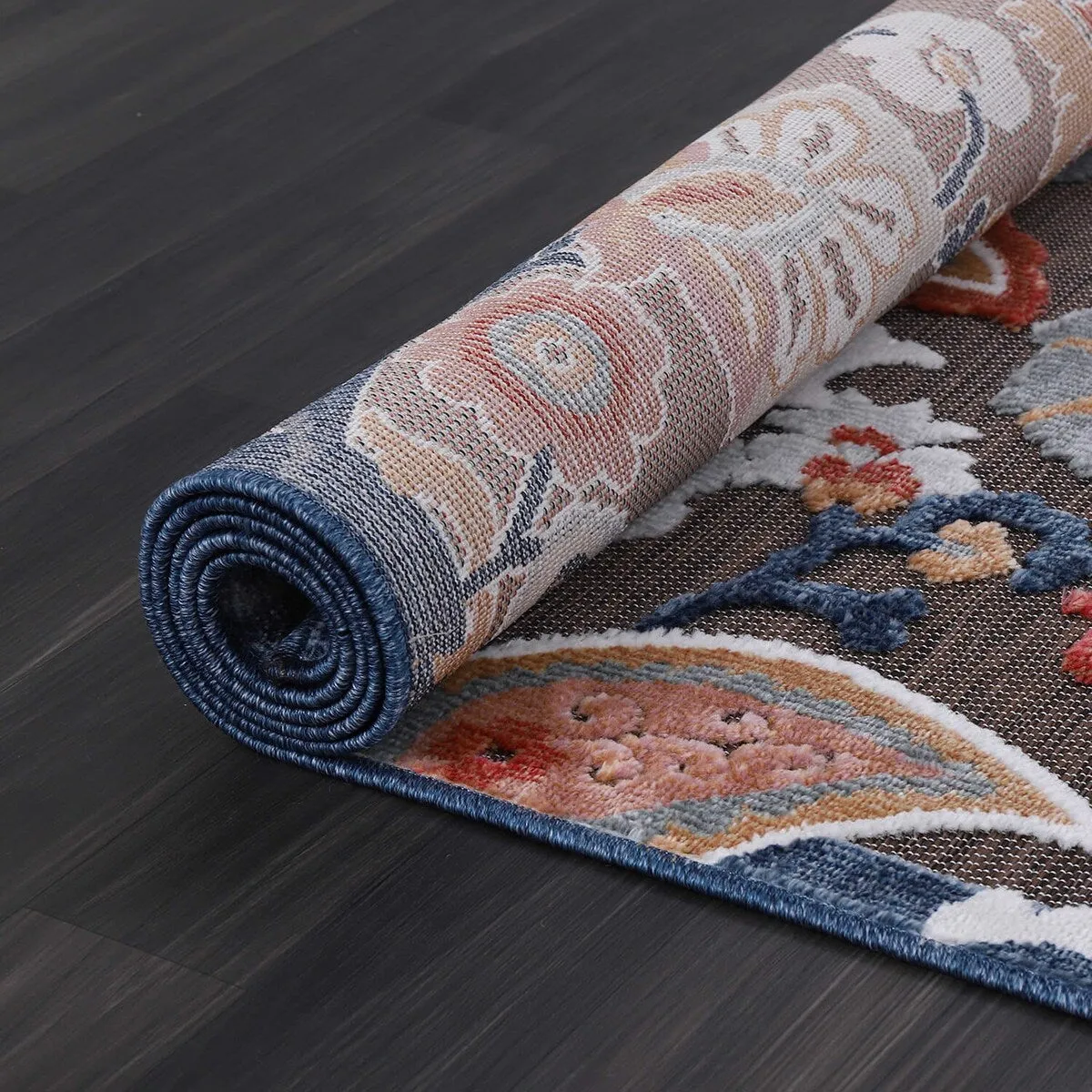 VILLADECOR Spread Indoor Outdoor Area Rug Low High Pile Rugs For Patio