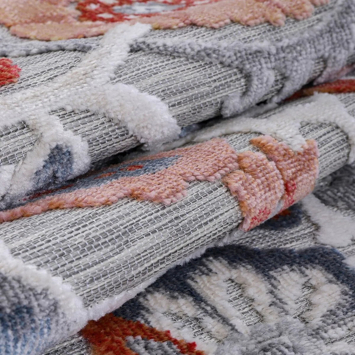 VILLADECOR Spread Indoor Outdoor Area Rug Low High Pile Rugs For Patio