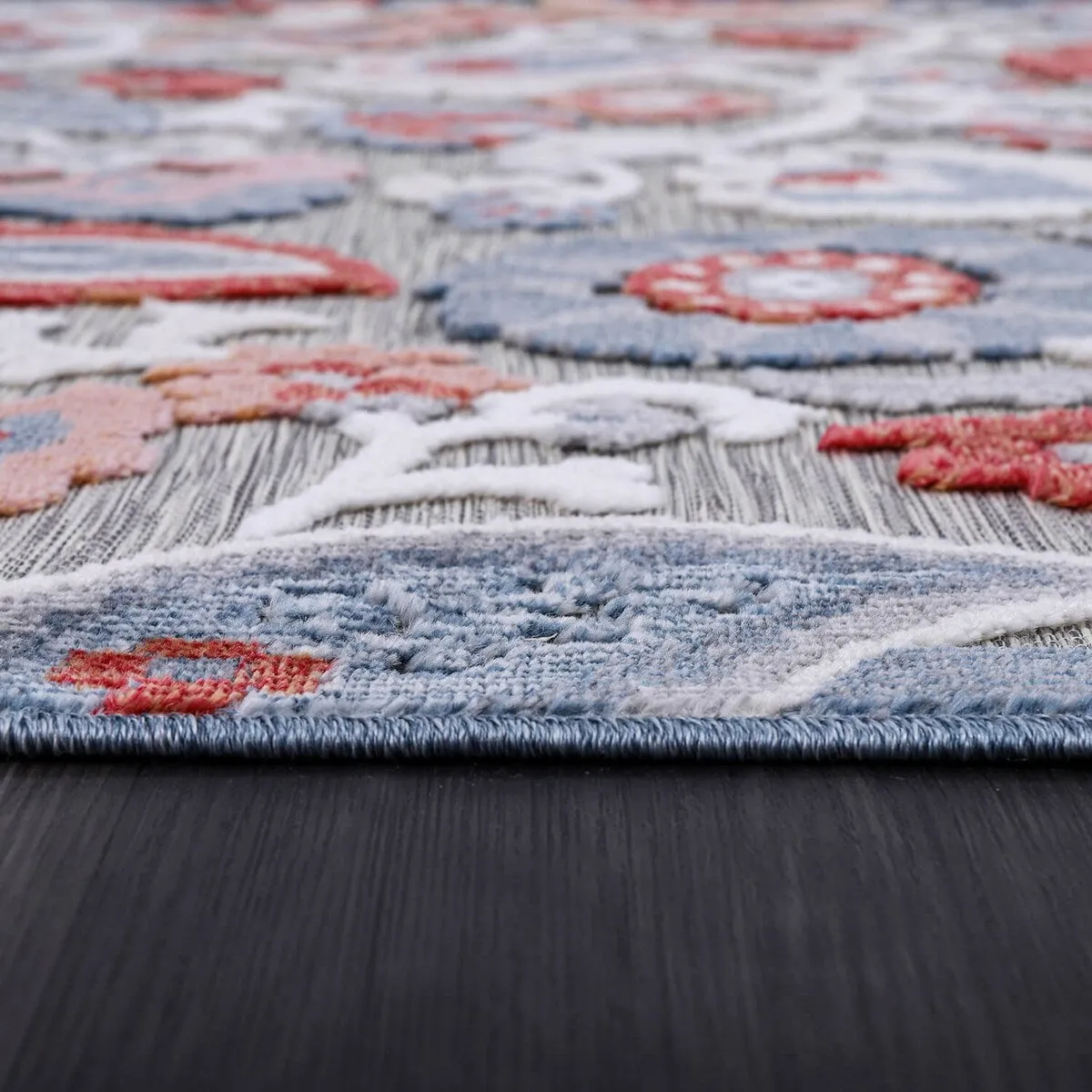VILLADECOR Spread Indoor Outdoor Area Rug Low High Pile Rugs For Patio