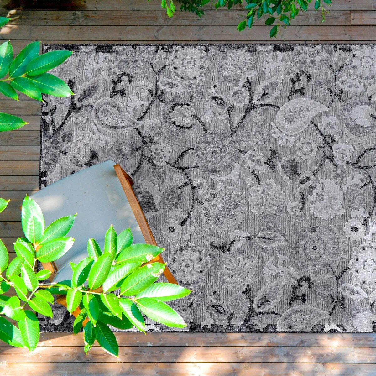 VILLADECOR Spread Indoor Outdoor Area Rug Low High Pile Rugs For Patio