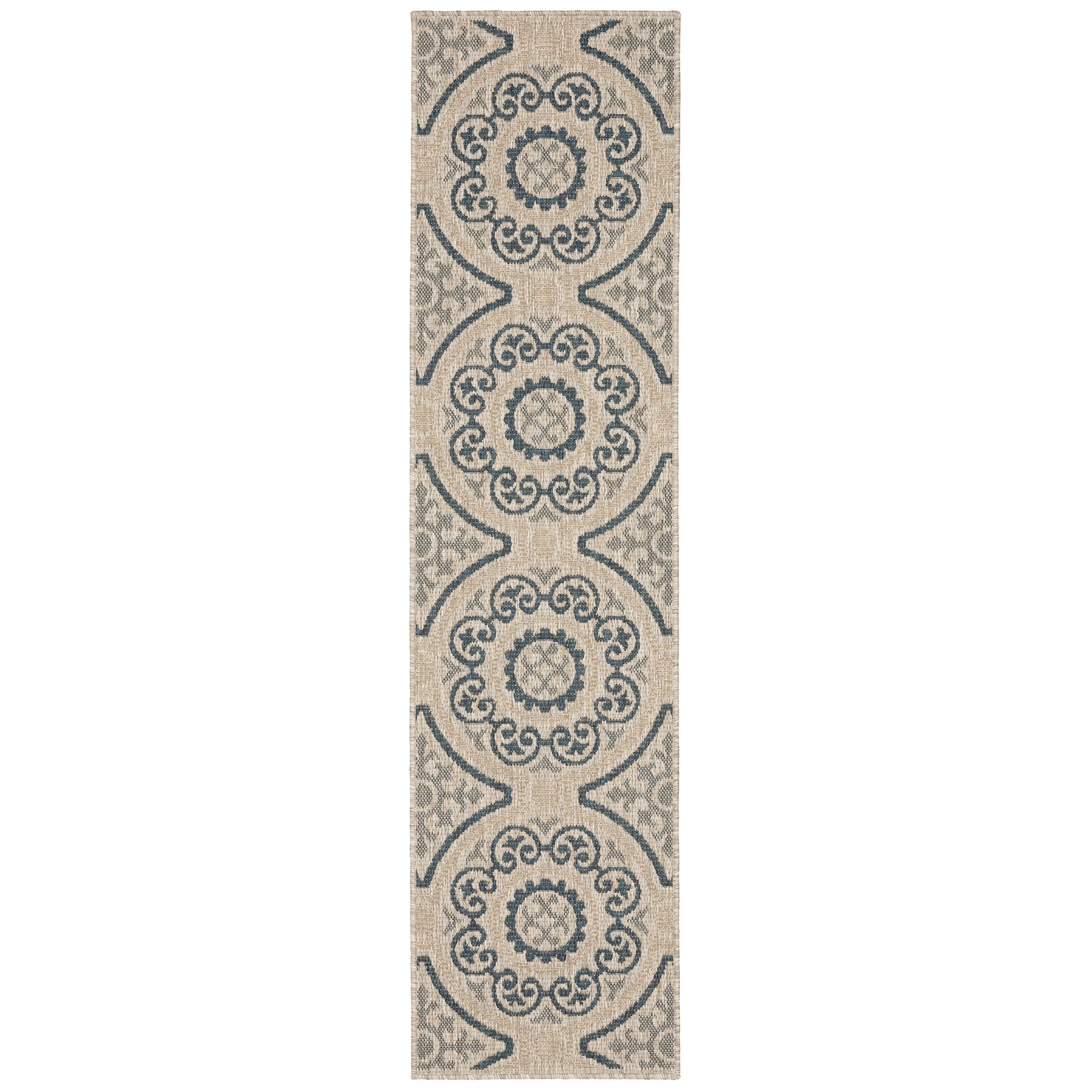 Vista Home Higgins Panel Medallion Indoor/ Outdoor Area Rug by Havenside Home