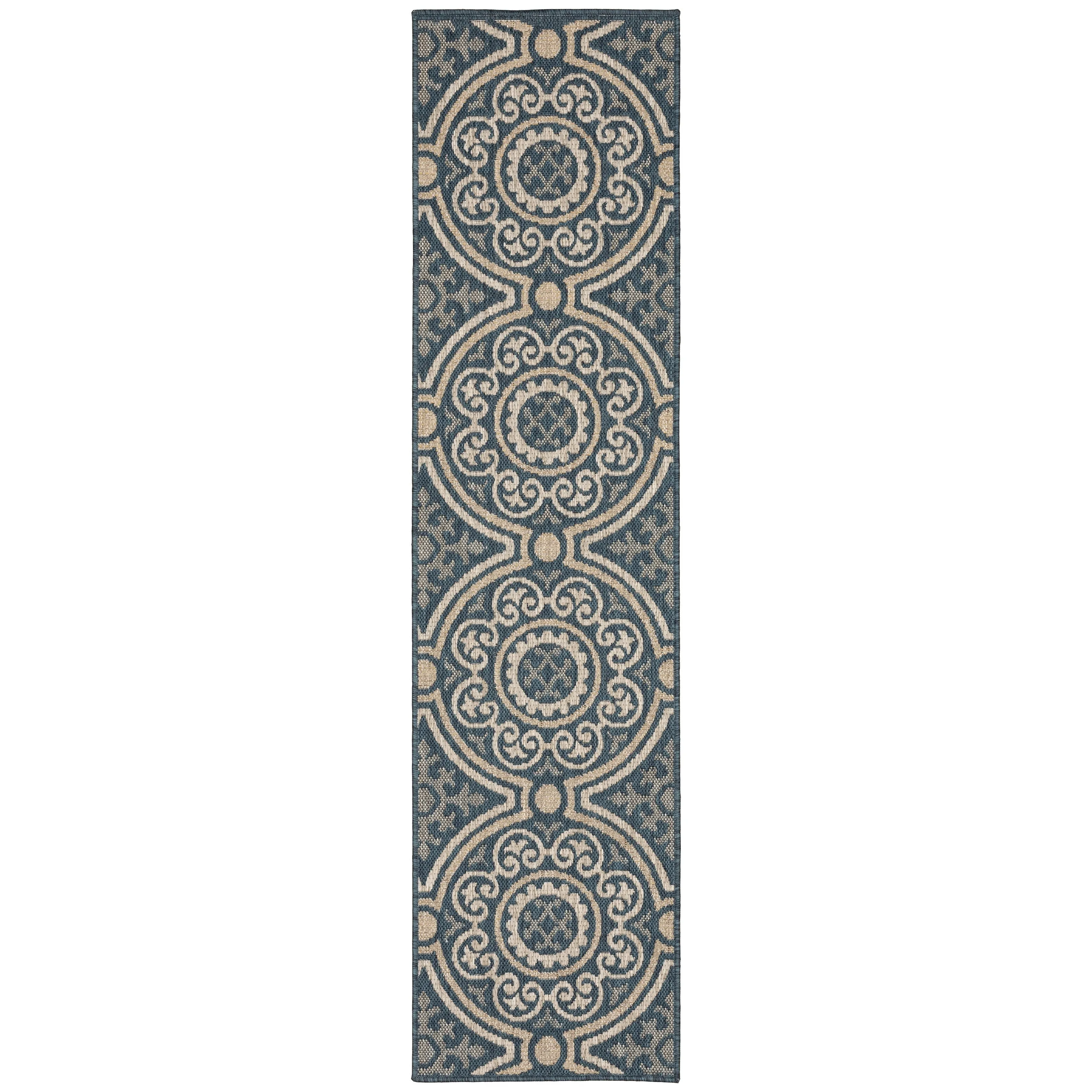 Vista Home Higgins Panel Medallion Indoor/ Outdoor Area Rug by Havenside Home