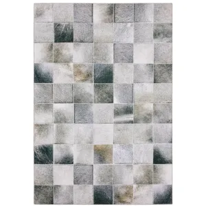 Vista Home Montreux Geometric Animal Print Gray Area Rug