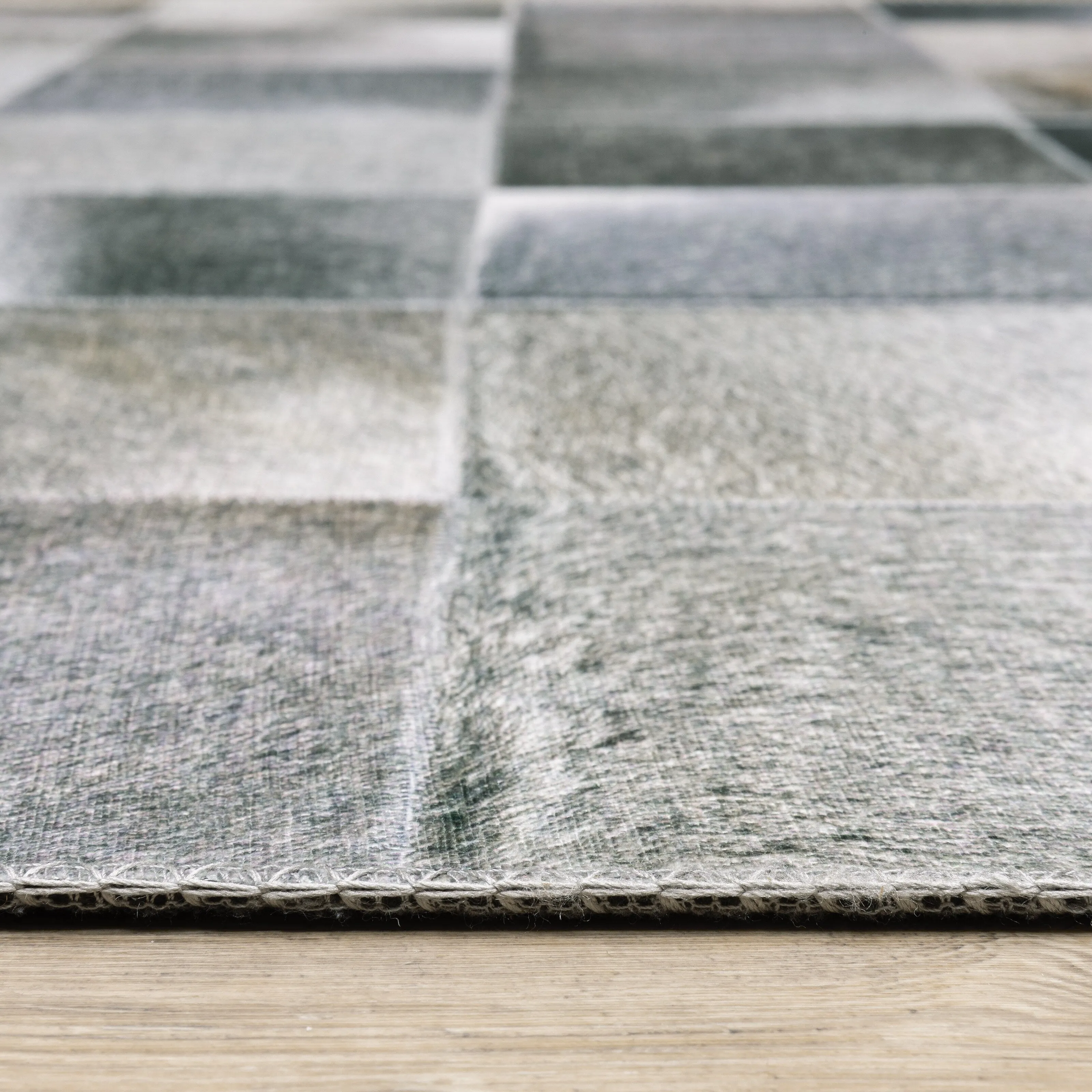 Vista Home Montreux Geometric Animal Print Gray Area Rug