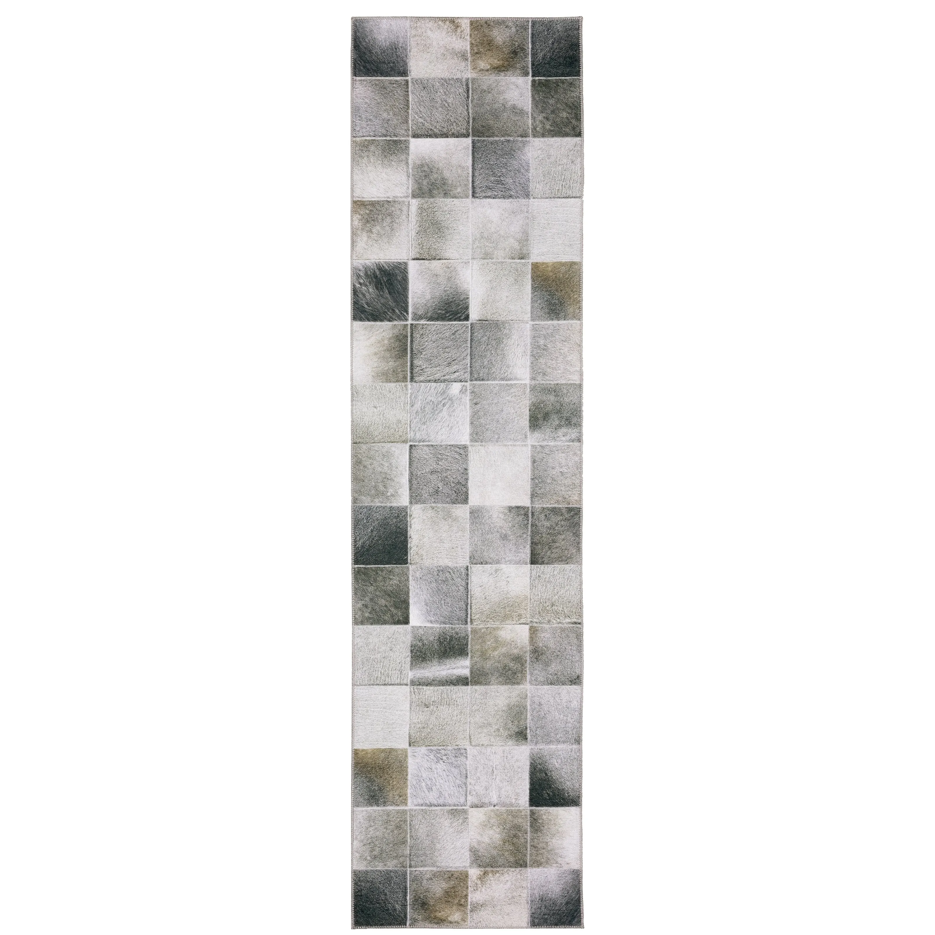 Vista Home Montreux Geometric Animal Print Gray Area Rug