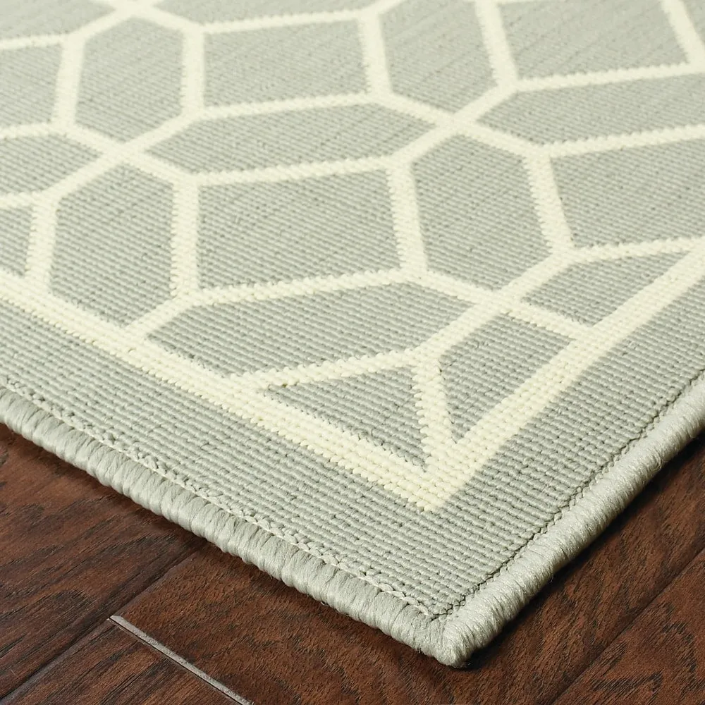 Vista Home Rio Mar Tile Inspired Trellis Pattern Indoor/ Outdoor Area Rug