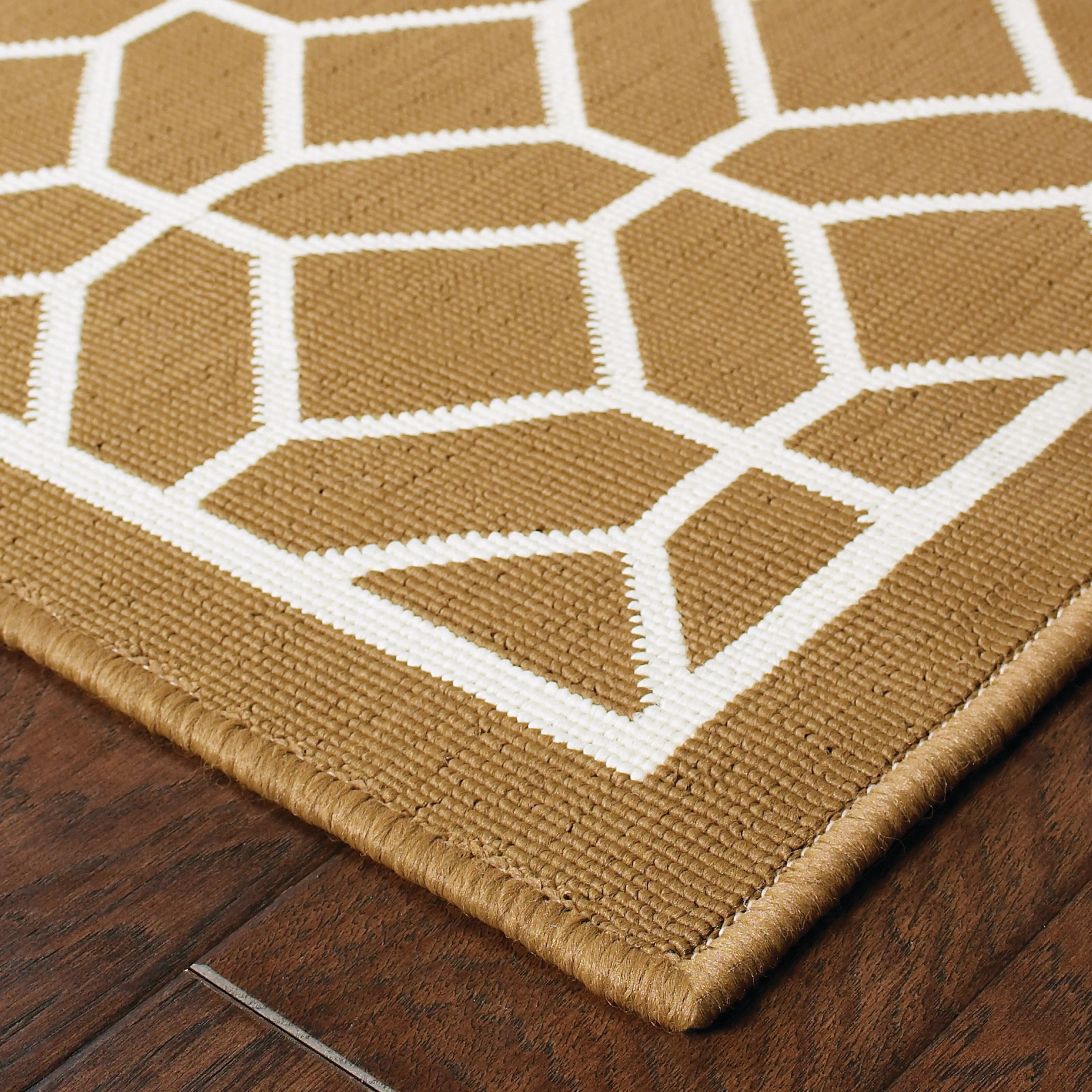 Vista Home Rio Mar Tile Inspired Trellis Pattern Indoor/ Outdoor Area Rug