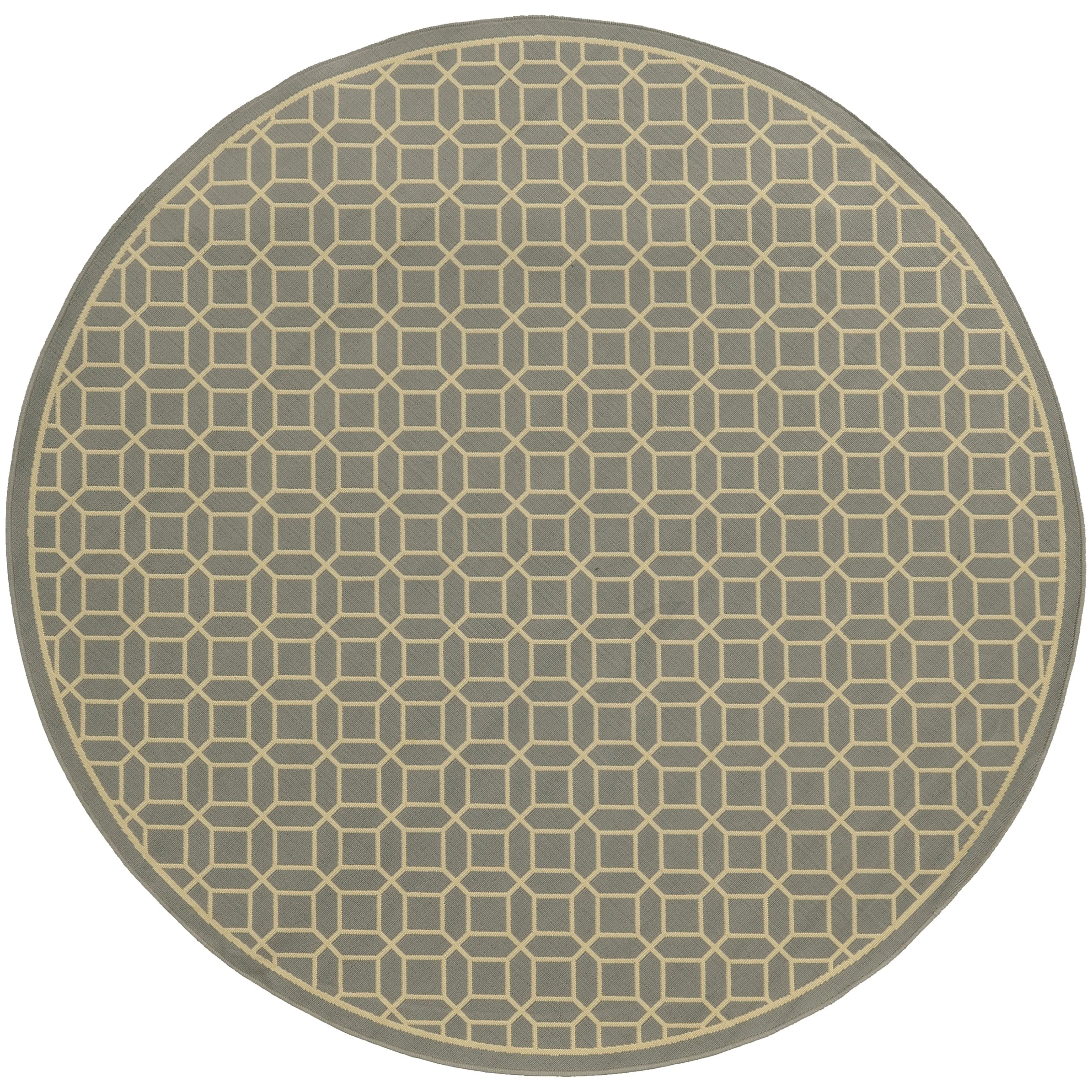 Vista Home Rio Mar Tile Inspired Trellis Pattern Indoor/ Outdoor Area Rug