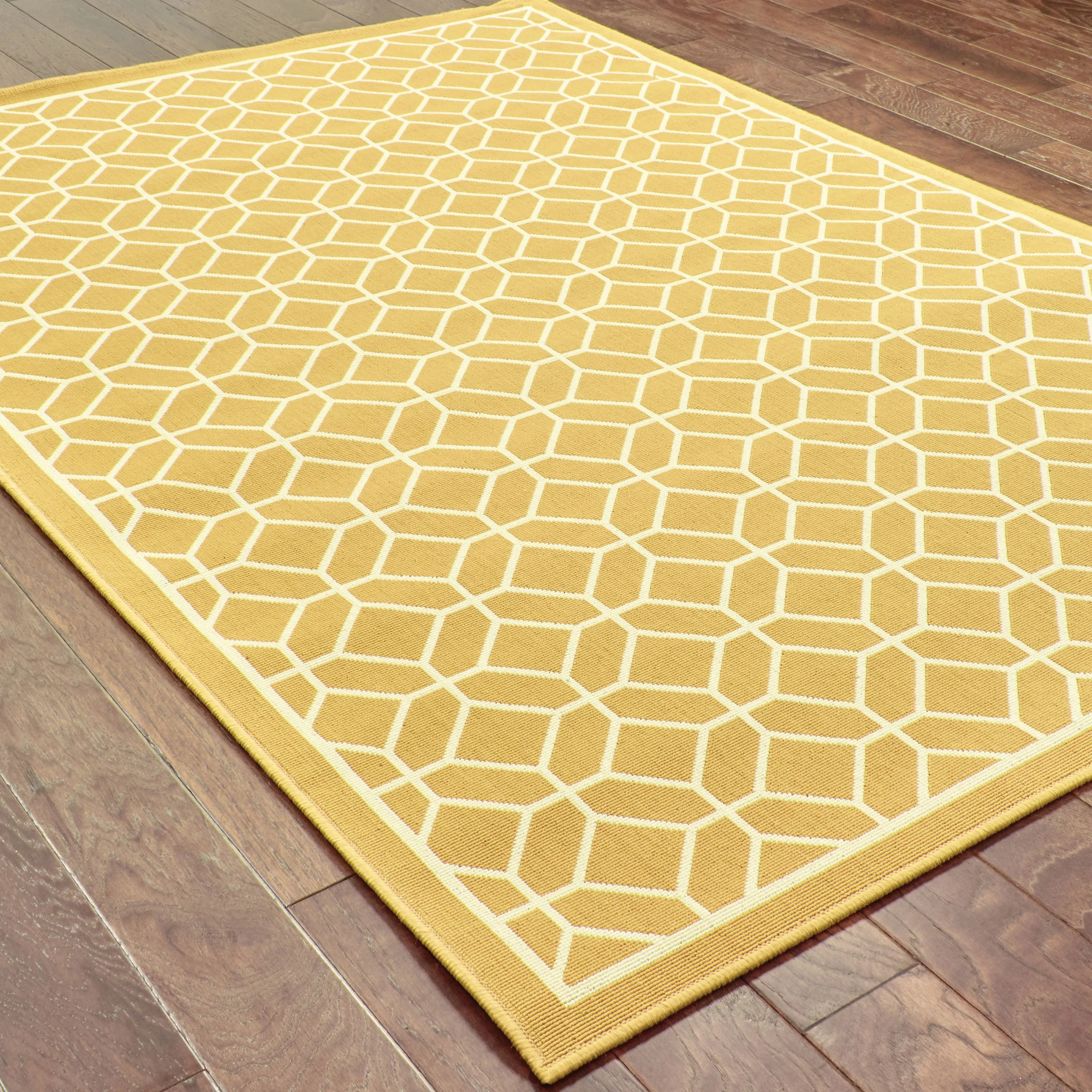 Vista Home Rio Mar Tile Inspired Trellis Pattern Indoor/ Outdoor Area Rug