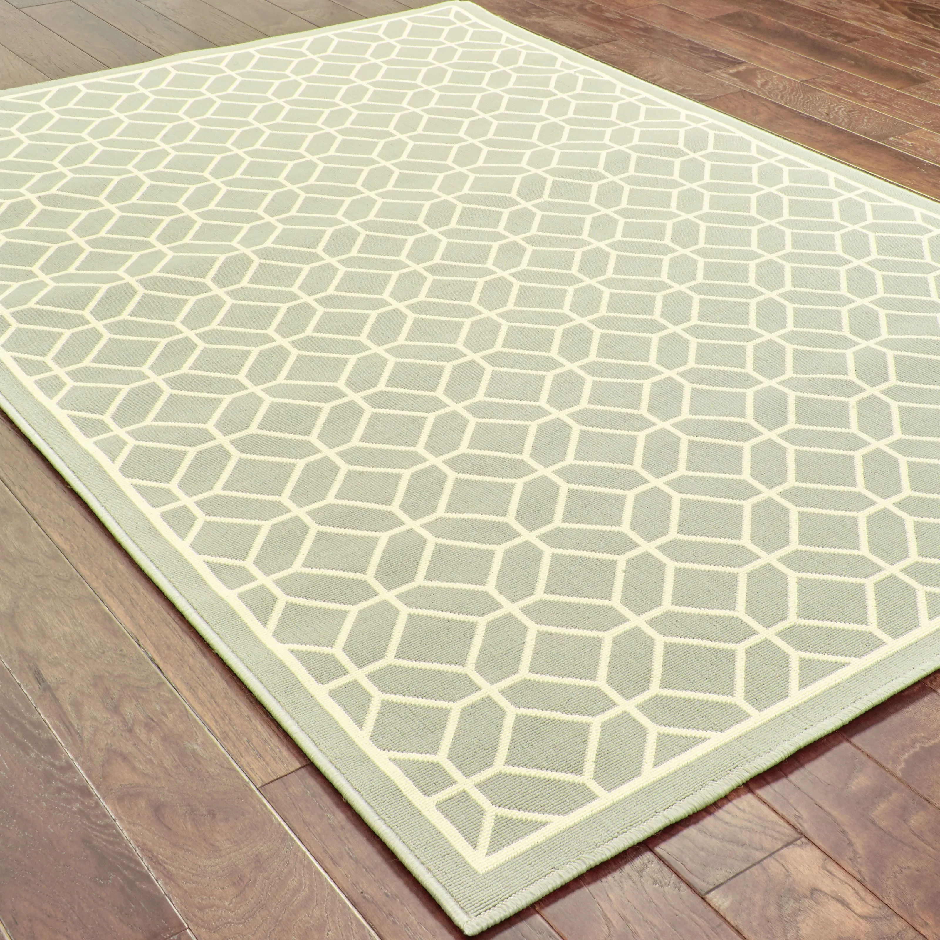 Vista Home Rio Mar Tile Inspired Trellis Pattern Indoor/ Outdoor Area Rug
