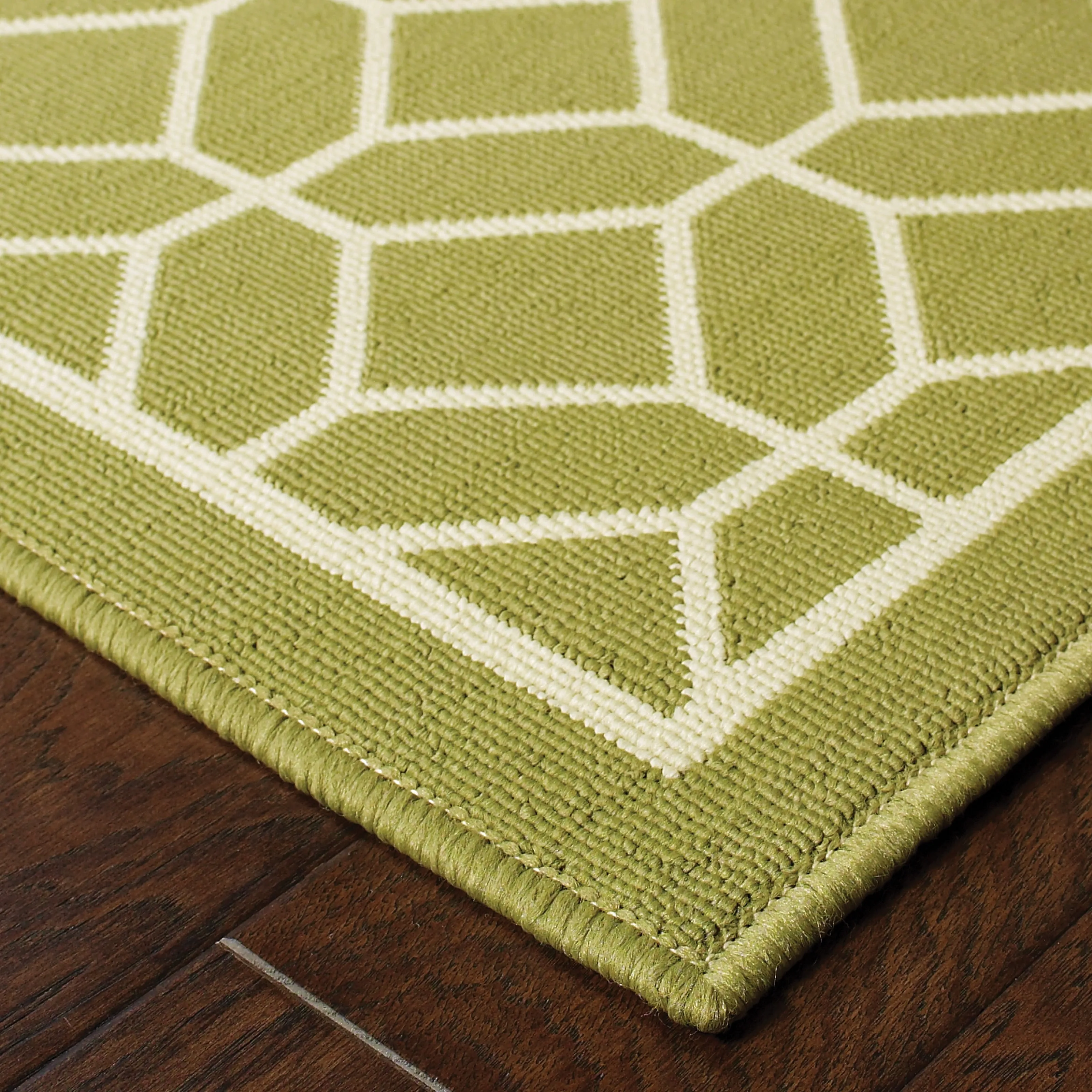 Vista Home Rio Mar Tile Inspired Trellis Pattern Indoor/ Outdoor Area Rug