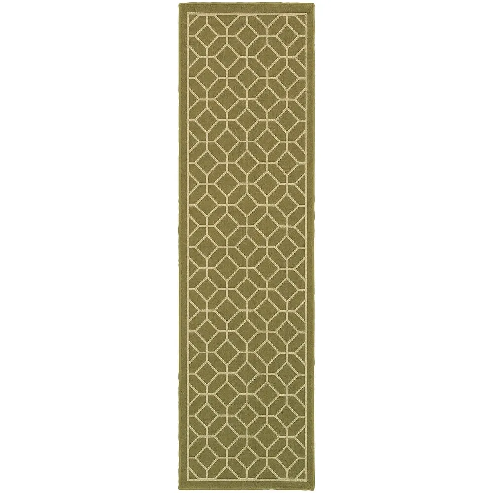 Vista Home Rio Mar Tile Inspired Trellis Pattern Indoor/ Outdoor Area Rug