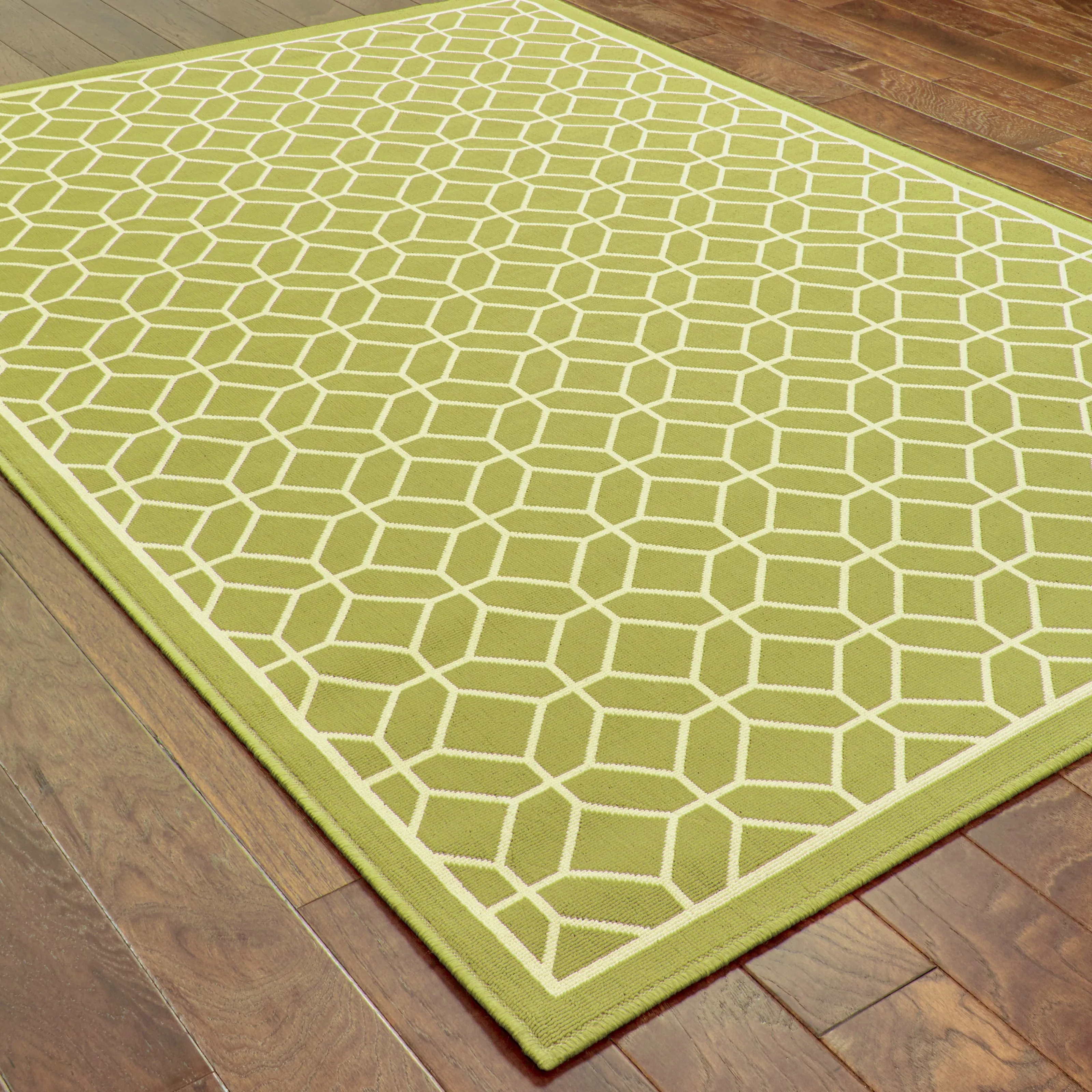 Vista Home Rio Mar Tile Inspired Trellis Pattern Indoor/ Outdoor Area Rug