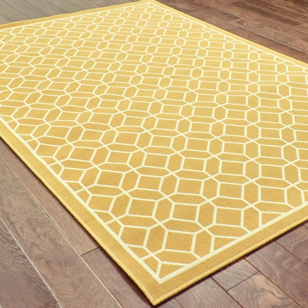 Vista Home Rio Mar Tile Inspired Trellis Pattern Indoor/ Outdoor Area Rug