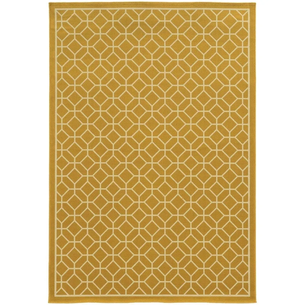 Vista Home Rio Mar Tile Inspired Trellis Pattern Indoor/ Outdoor Area Rug