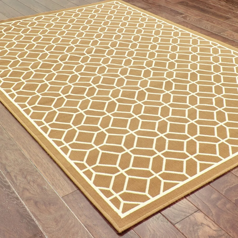 Vista Home Rio Mar Tile Inspired Trellis Pattern Indoor/ Outdoor Area Rug